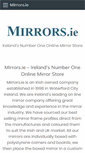 Mobile Screenshot of mirrors.ie